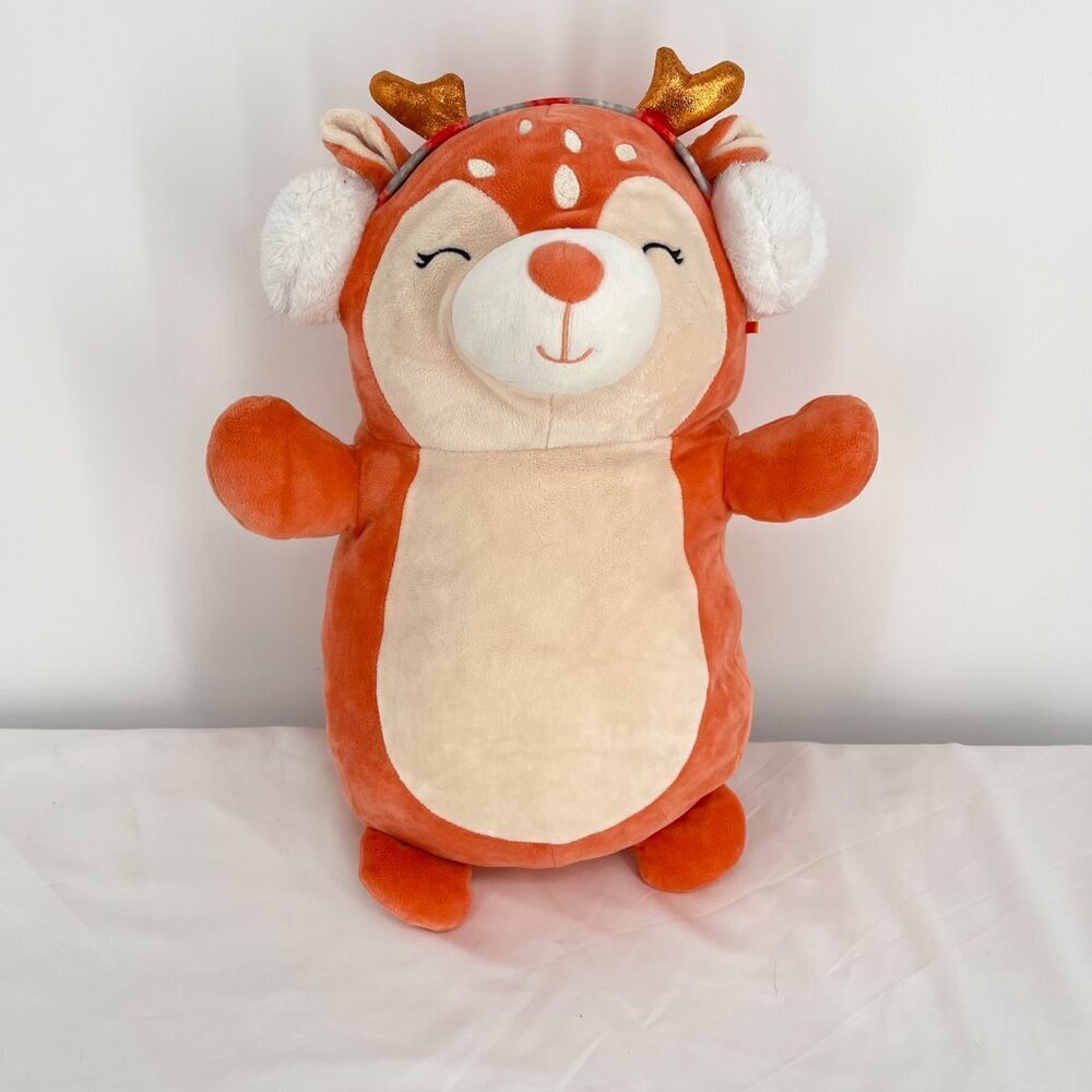 14‎ Inch Squishmallow HugMees, Frances The Reindeer, 2021 Christmas